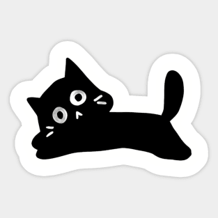 My Body Says Nope - Funny Lazy Cat Gift Sticker